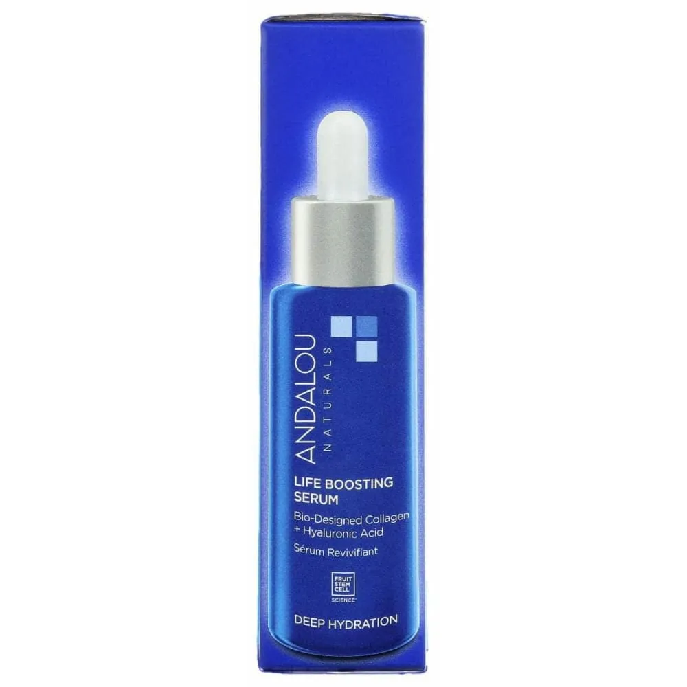 ANDALOU NATURALS: Deep Hydration Life Boosting Serum, 1 fo