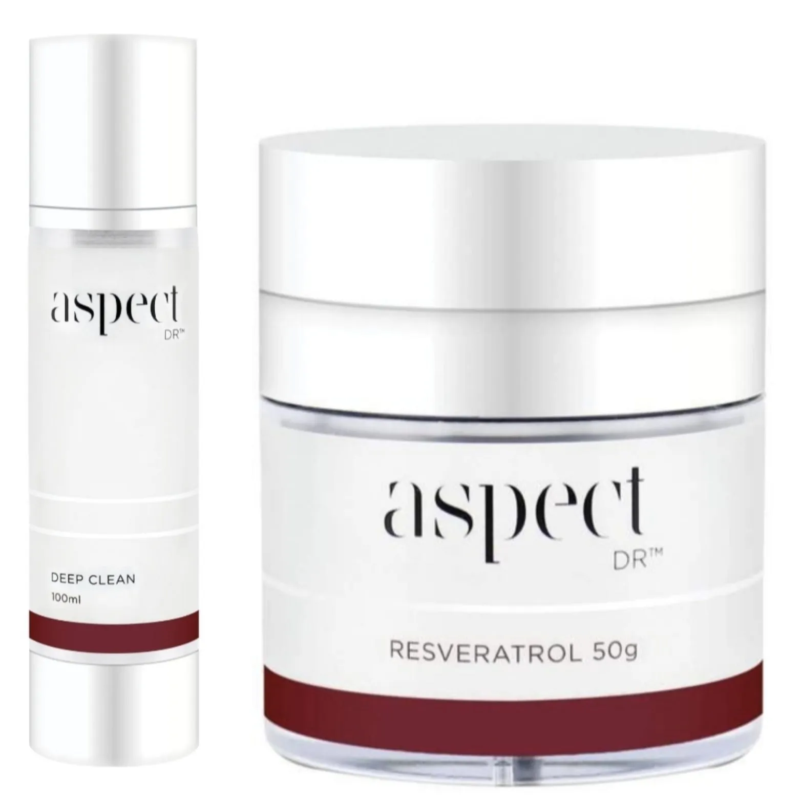 Aspect Dr Resveratrol Moisturiser   Deep Clean Cleanser (100ml)