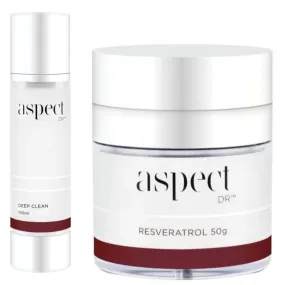 Aspect Dr Resveratrol Moisturiser   Deep Clean Cleanser (100ml)