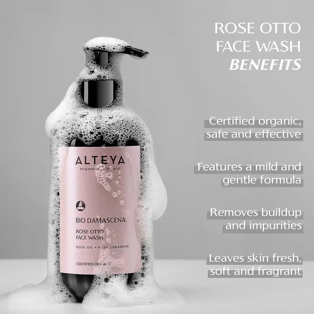 Bio Damascena Rose Otto Face Wash