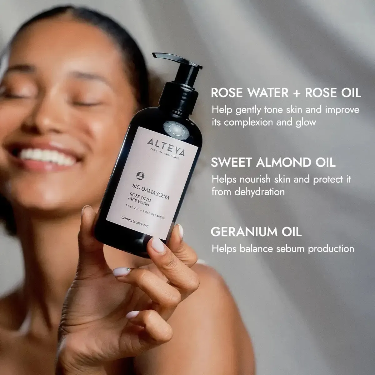 Bio Damascena Rose Otto Face Wash