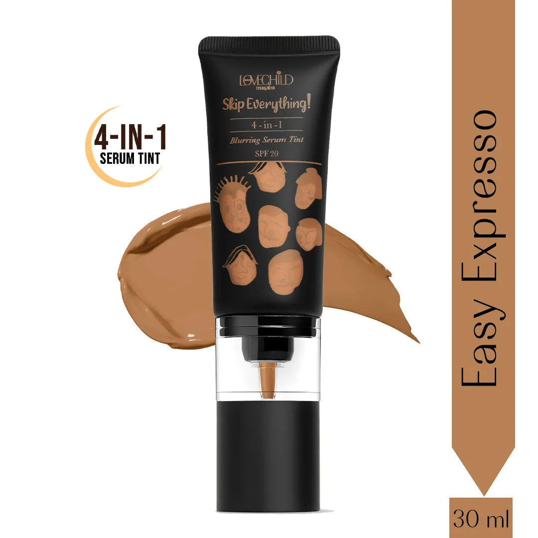 Easy Expresso- Skip Everything Blurring Serum Skin Tint  4-in-1 Benefits