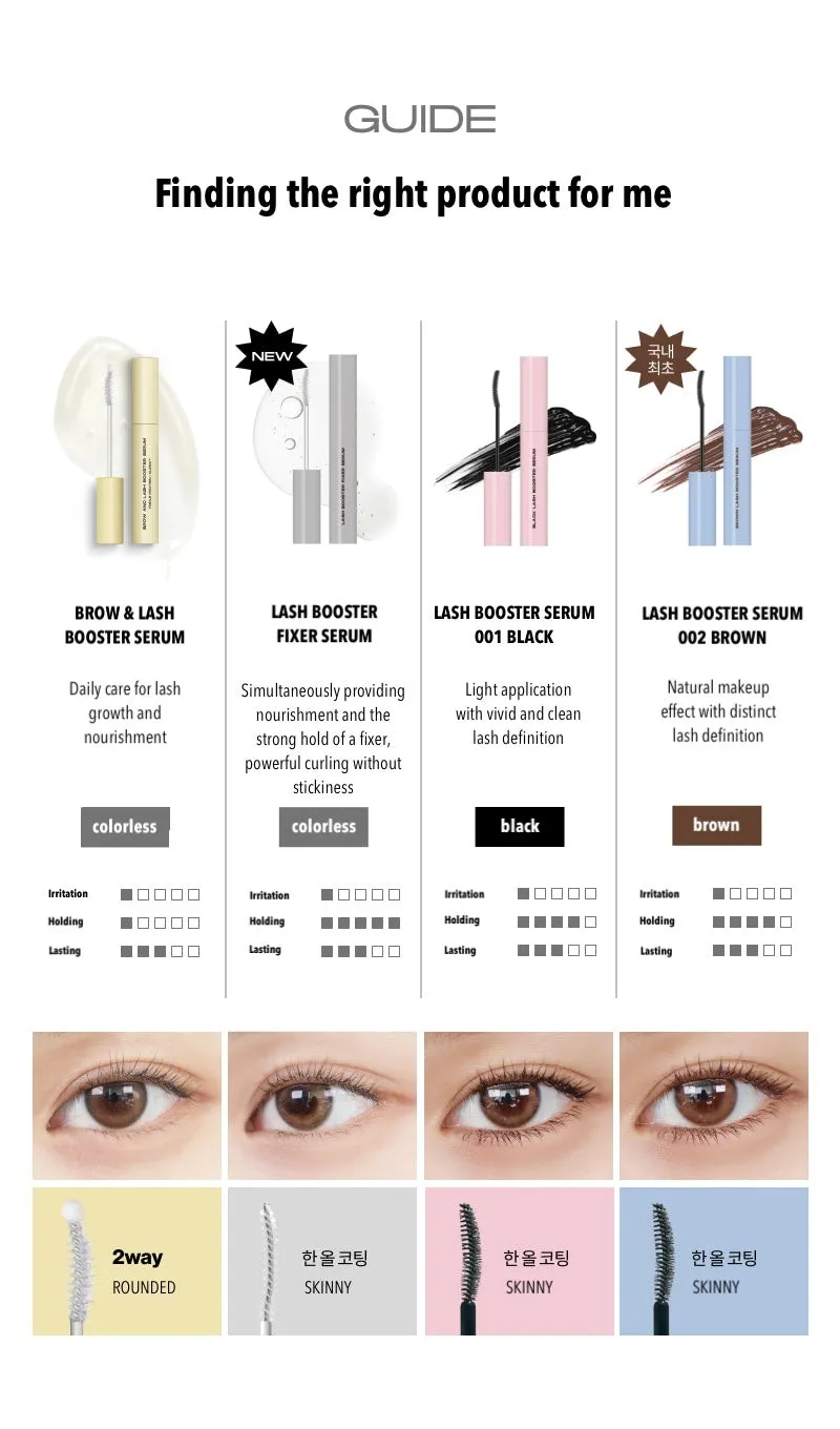 Entropy Brow & Lash Booster Serum (4 Types)