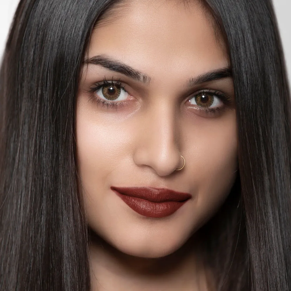 Faces Canada Matte Lip Crayon | Cocoa Butter and Chamomile enriched | One Stroke Intense Color | Smooth Glide | All Day Hydrated Lips | Shade - Fiery Brown 2.8g