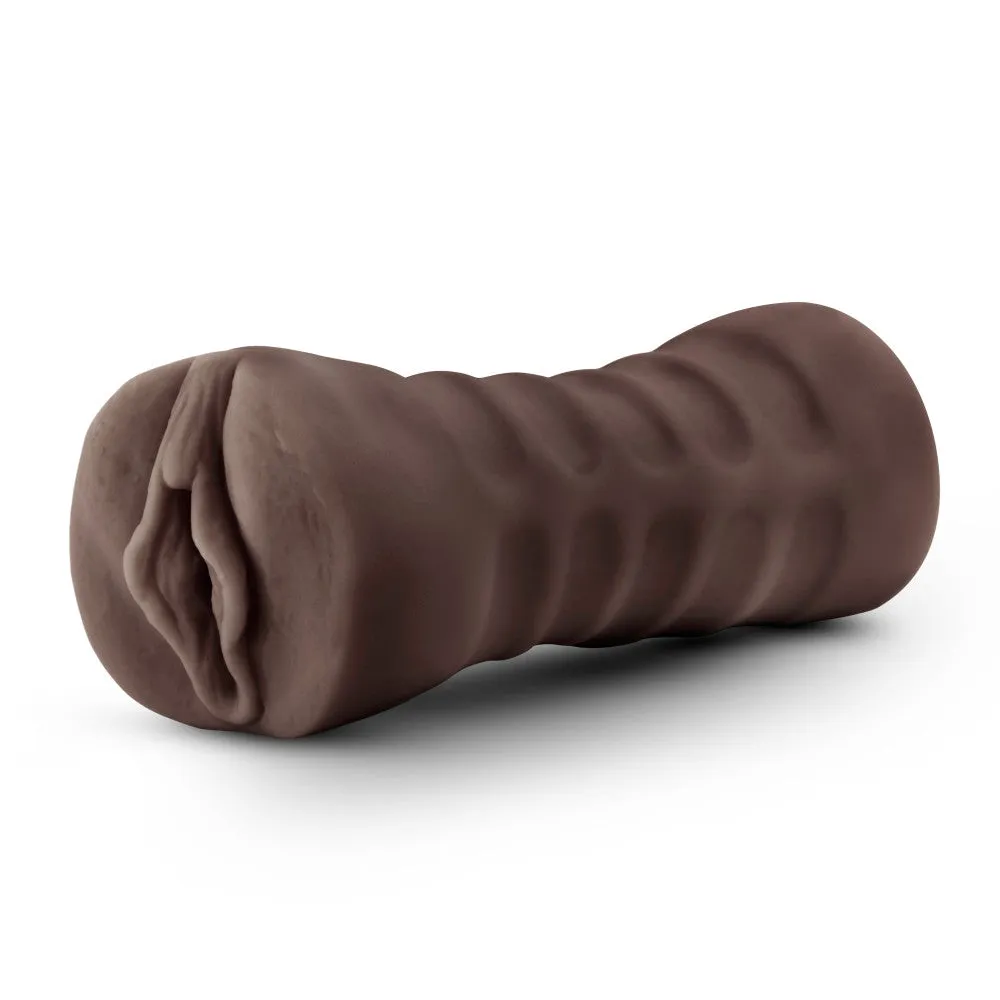 Hot Chocolate By Blush® | Alexis Realistic Chocolate Vibrating Body Part Vagina Masturbator