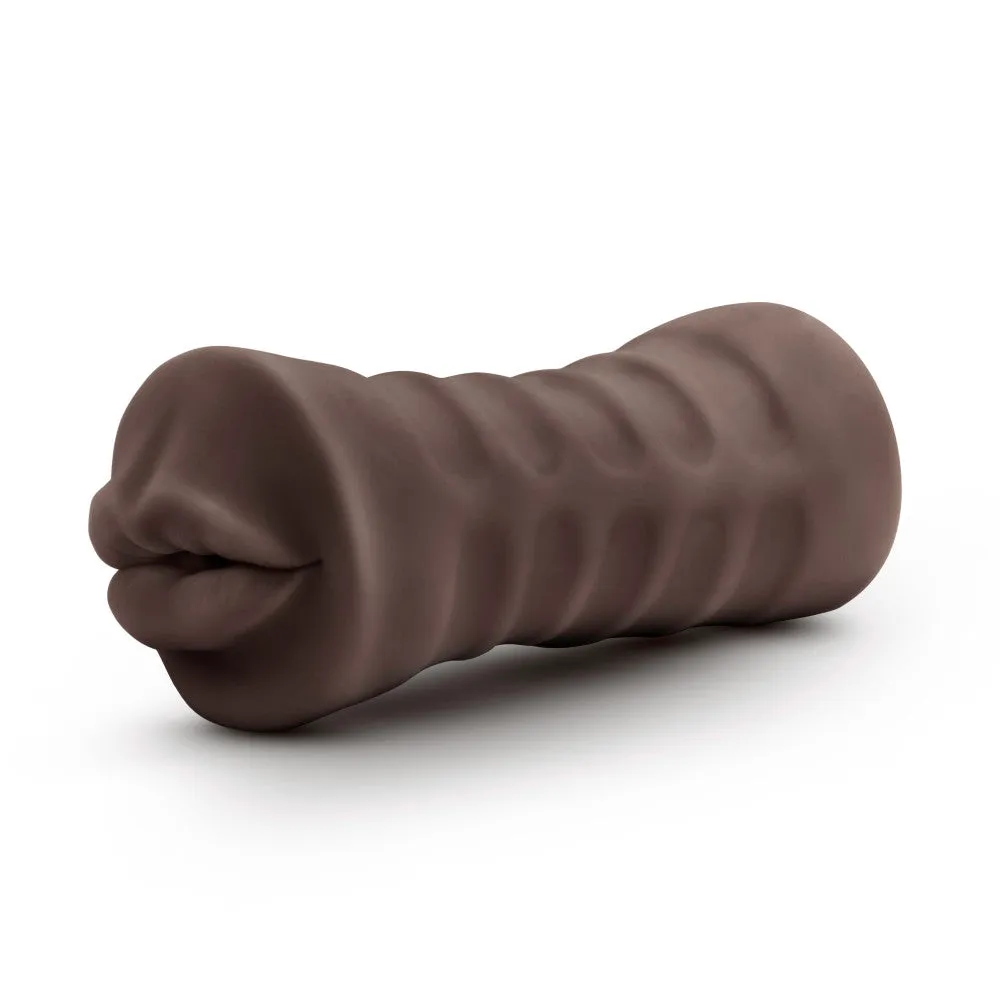 Hot Chocolate By Blush® | Heather Realistic Chocolate Vibrating Masturbator / Stroker