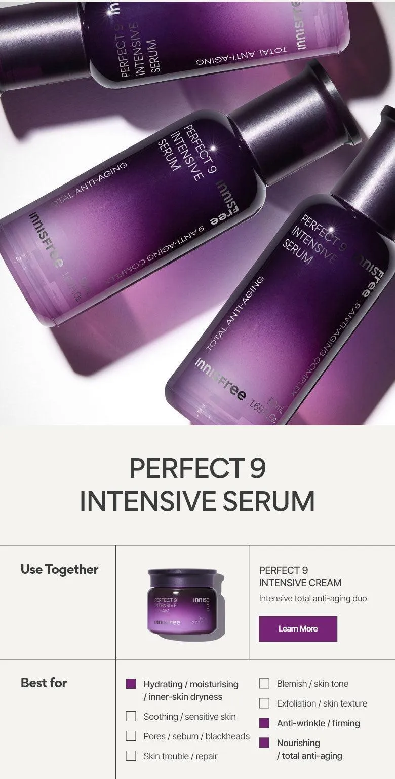Innisfree Perfect 9 Intensive Serum 50ml