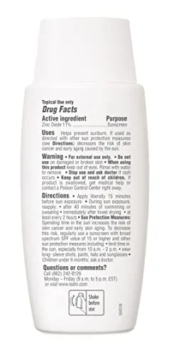 ISDIN Eryfotona Actinica Zinc Oxide and 100% Mineral Sunscreen Broad Spectrum SPF 50 , No White Cast, Suitable for Sensitive Skin, 3.4 Fl Oz