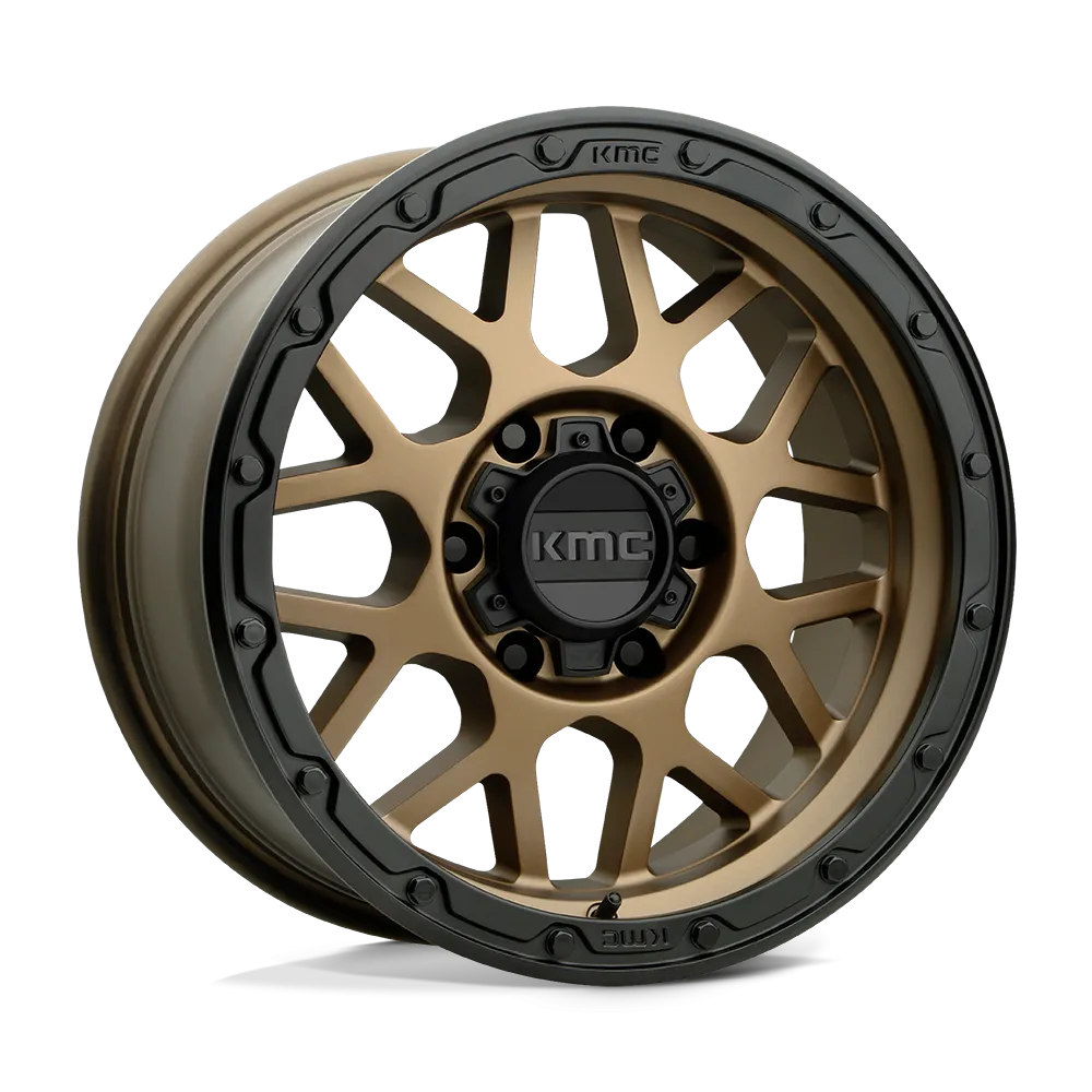KMC KM535 Grenade Off-Road 16X8 8X165.1 -6 mm Matte Bronze Matte Black Lip