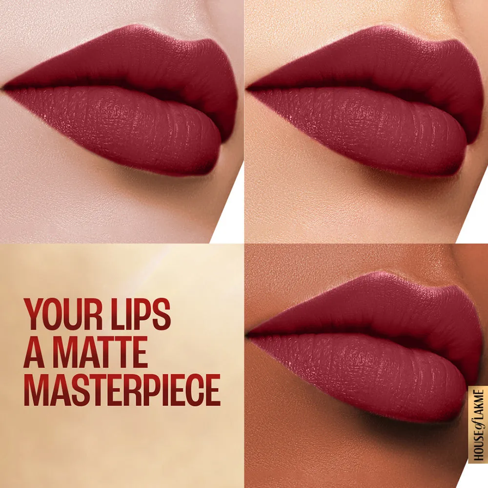 Lakmē 9to5 Powerplay Priming Matte Lipstick