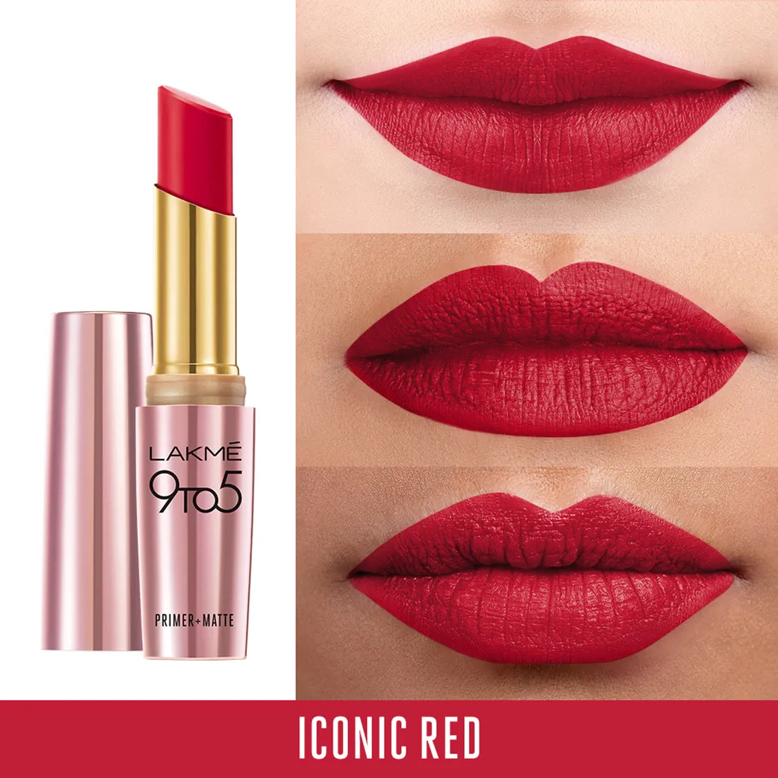Lakmē 9to5 Powerplay Priming Matte Lipstick