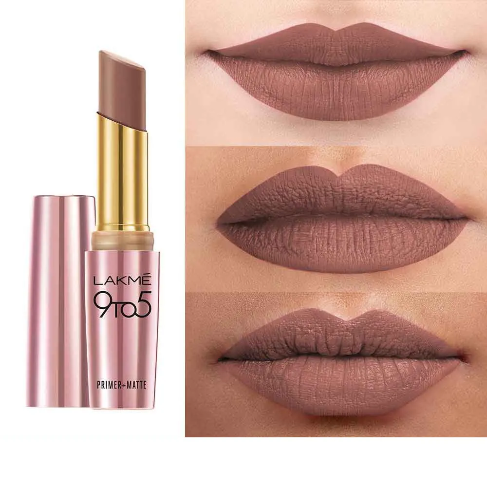 Lakmē 9to5 Powerplay Priming Matte Lipstick