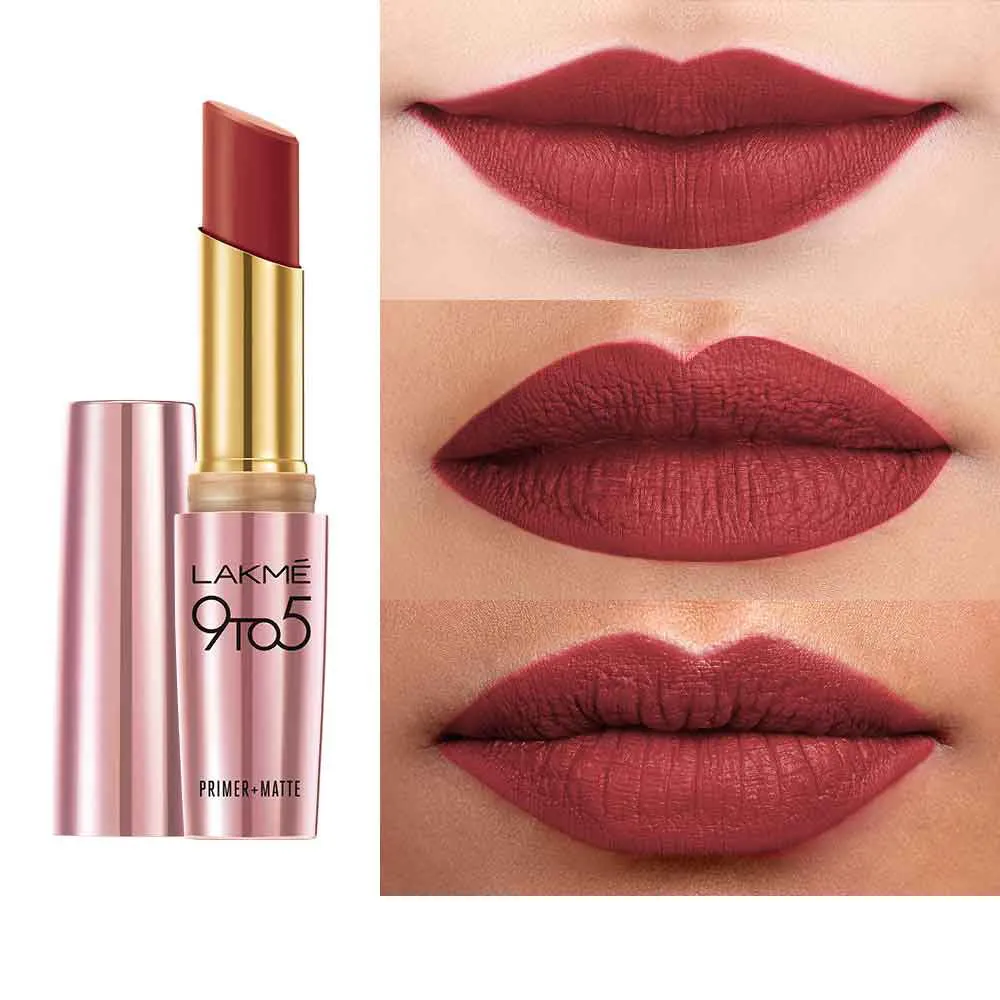Lakmē 9to5 Powerplay Priming Matte Lipstick