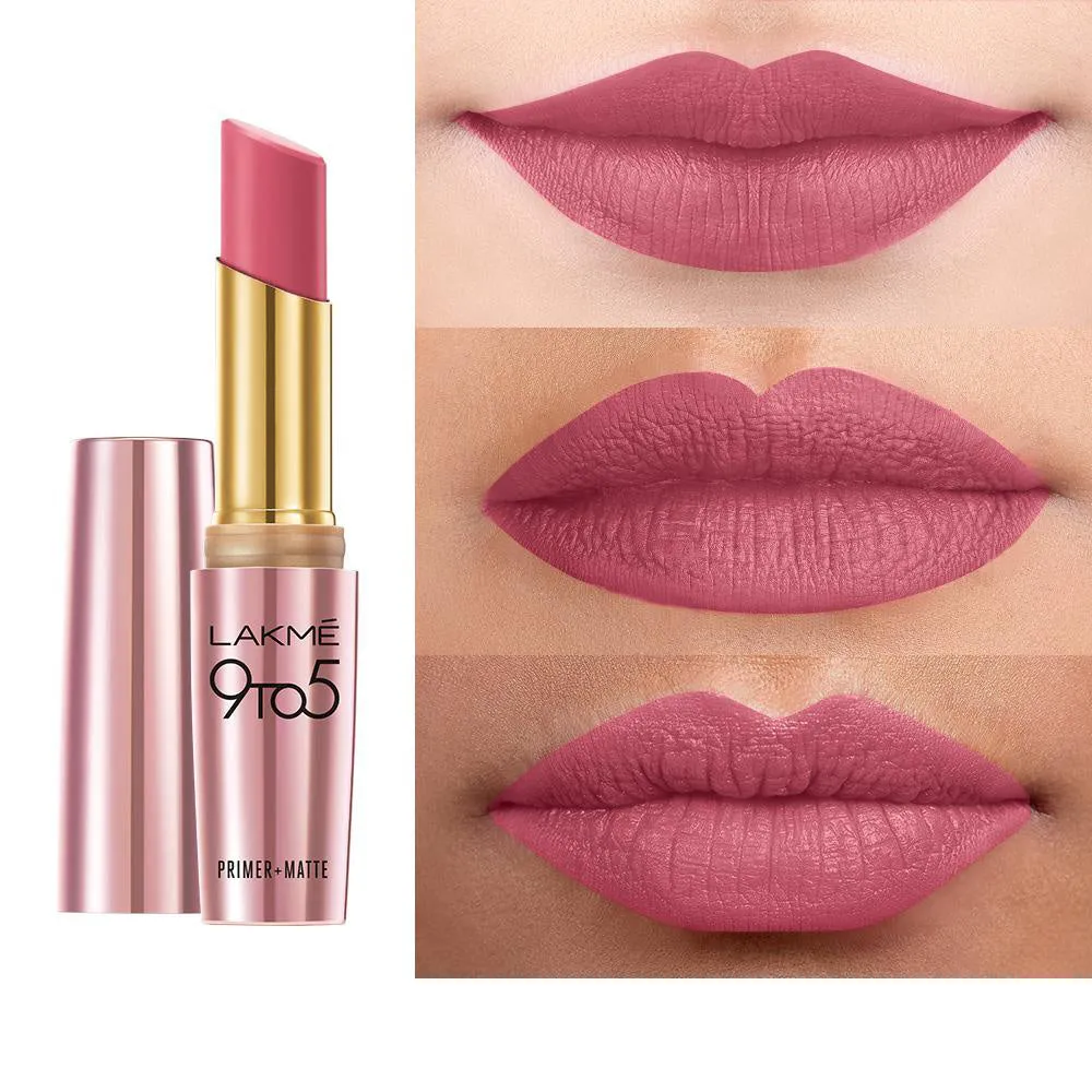 Lakmē 9to5 Powerplay Priming Matte Lipstick