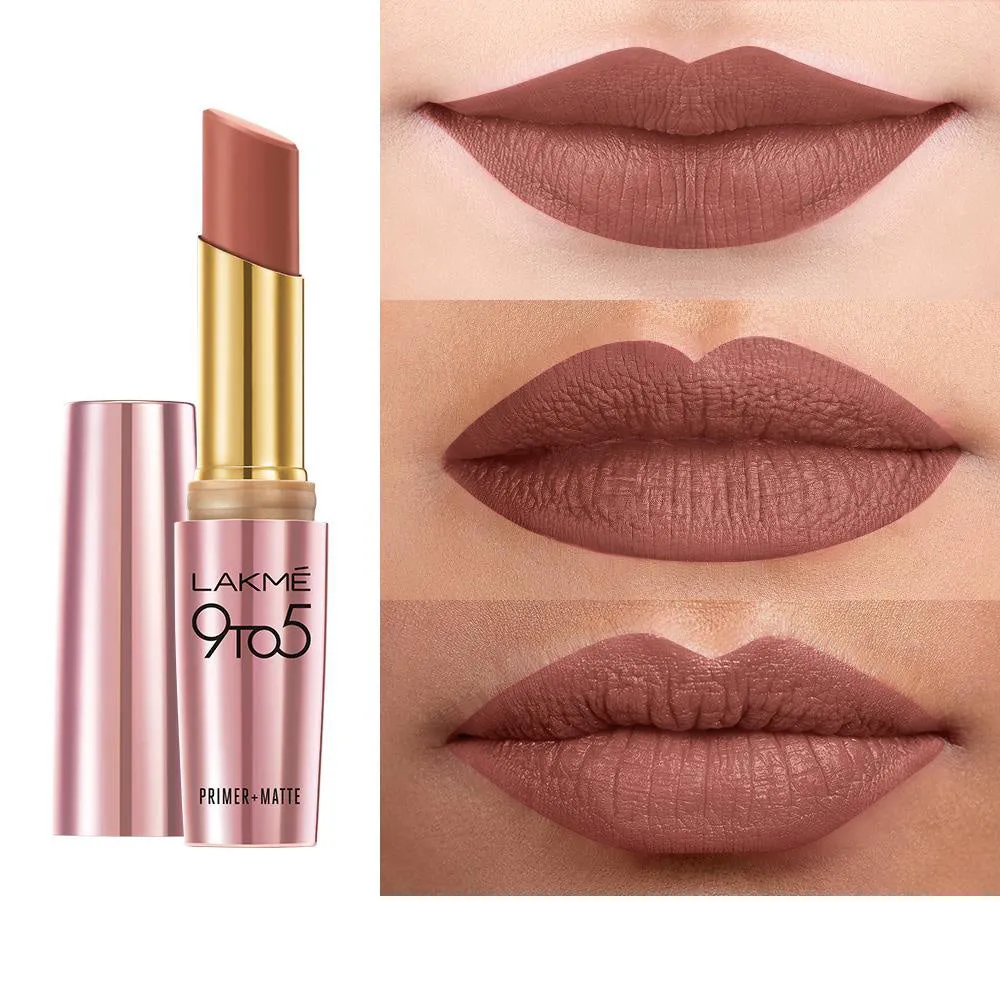 Lakmē 9to5 Powerplay Priming Matte Lipstick