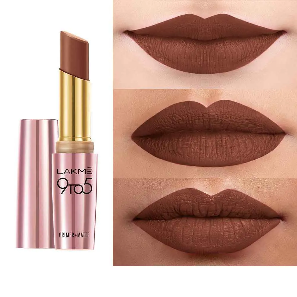 Lakmē 9to5 Powerplay Priming Matte Lipstick