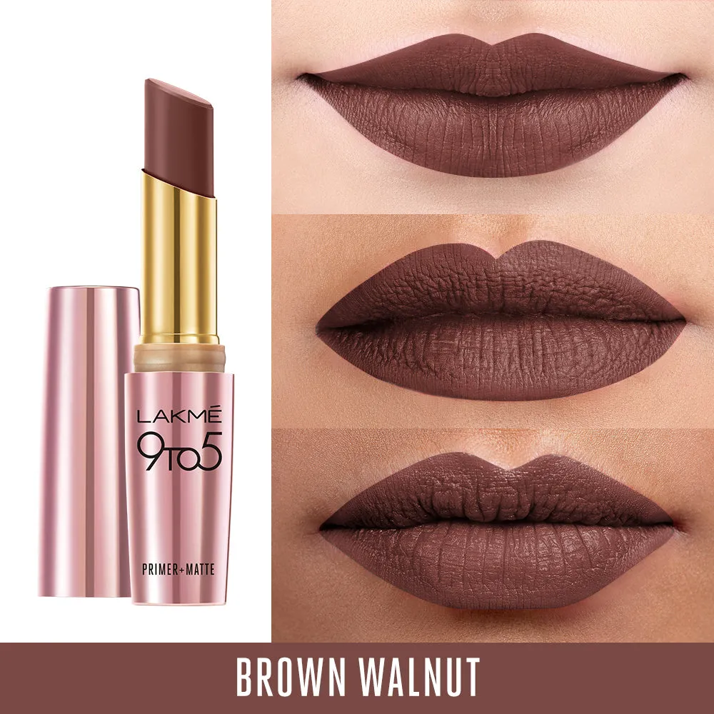 Lakmē 9to5 Powerplay Priming Matte Lipstick