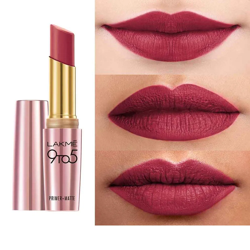 Lakmē 9to5 Powerplay Priming Matte Lipstick