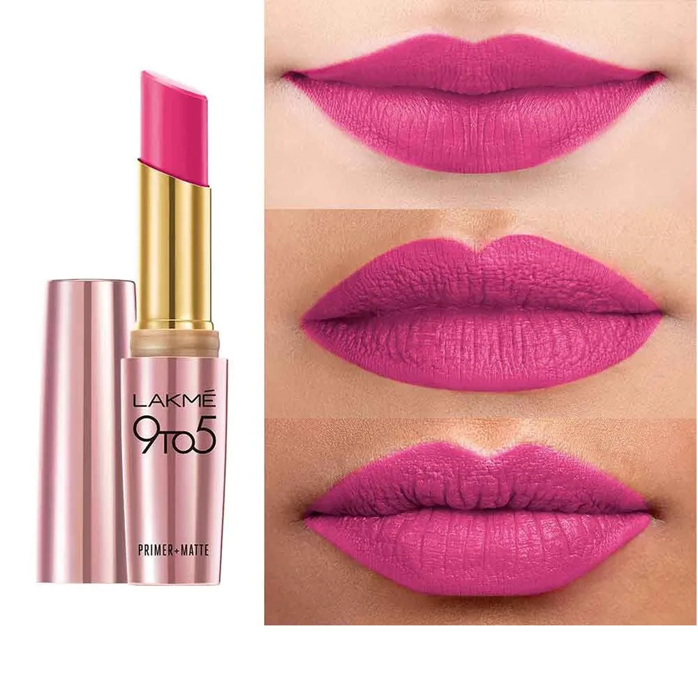 Lakmē 9to5 Powerplay Priming Matte Lipstick