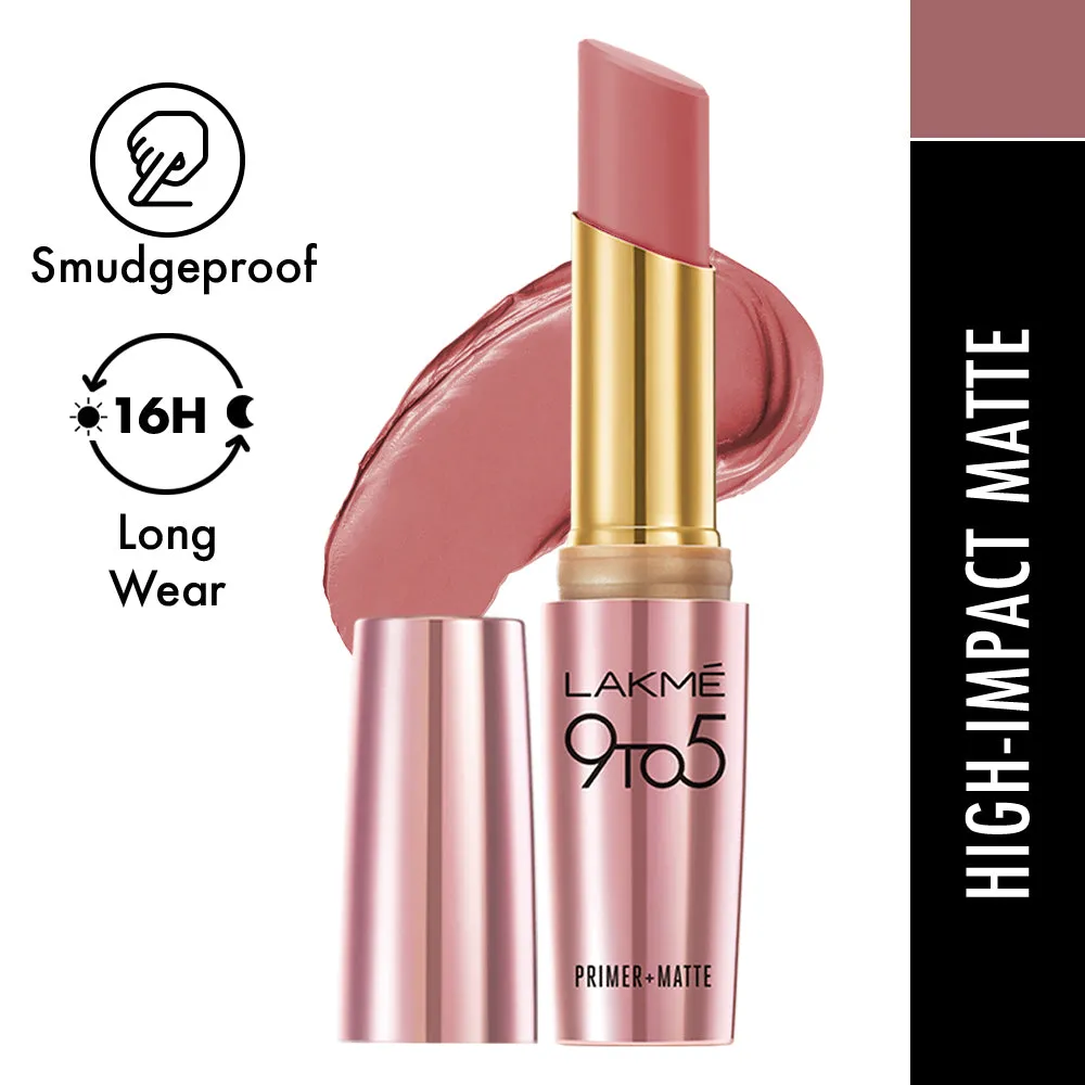 Lakmē 9to5 Powerplay Priming Matte Lipstick