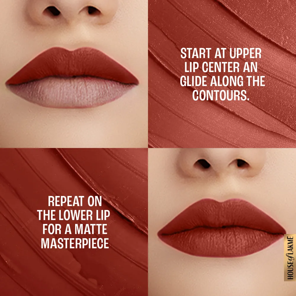 Lakmē 9to5 Powerplay Priming Matte Lipstick