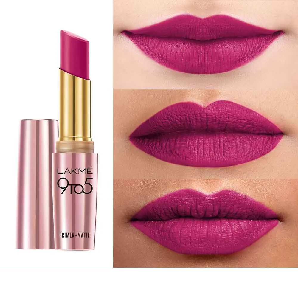 Lakmē 9to5 Powerplay Priming Matte Lipstick