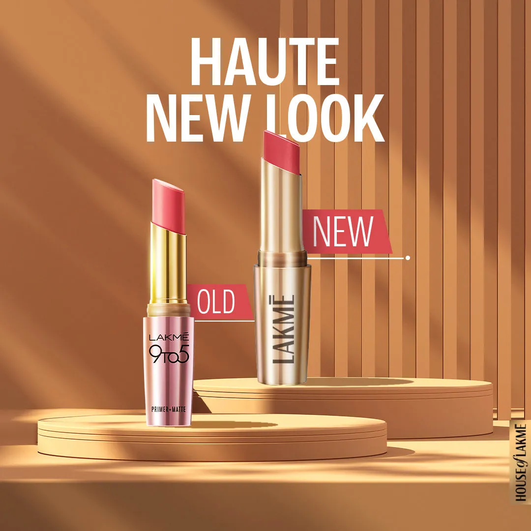 Lakmē 9to5 Powerplay Priming Matte Lipstick