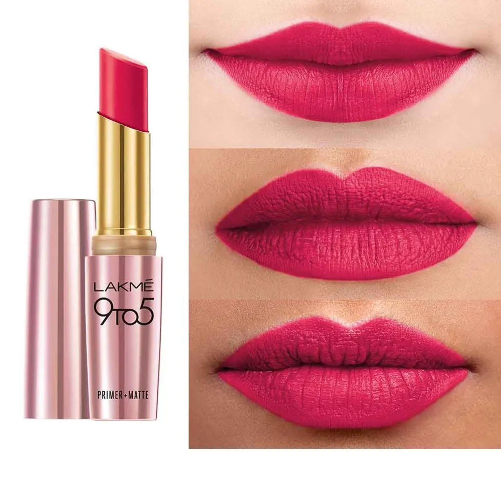 Lakmē 9to5 Powerplay Priming Matte Lipstick