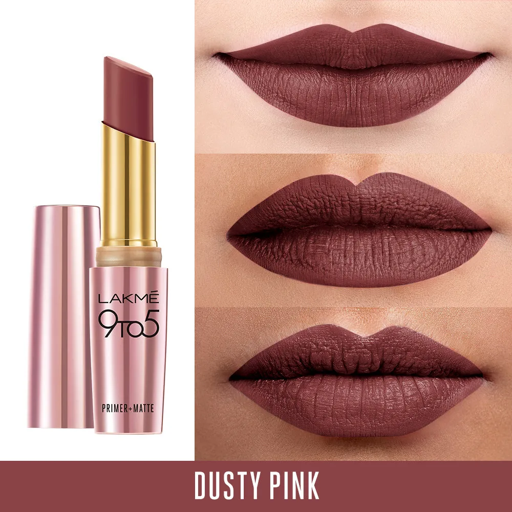 Lakmē 9to5 Powerplay Priming Matte Lipstick