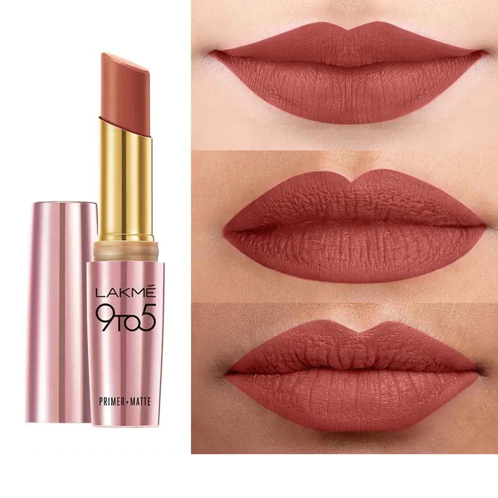 Lakmē 9to5 Powerplay Priming Matte Lipstick
