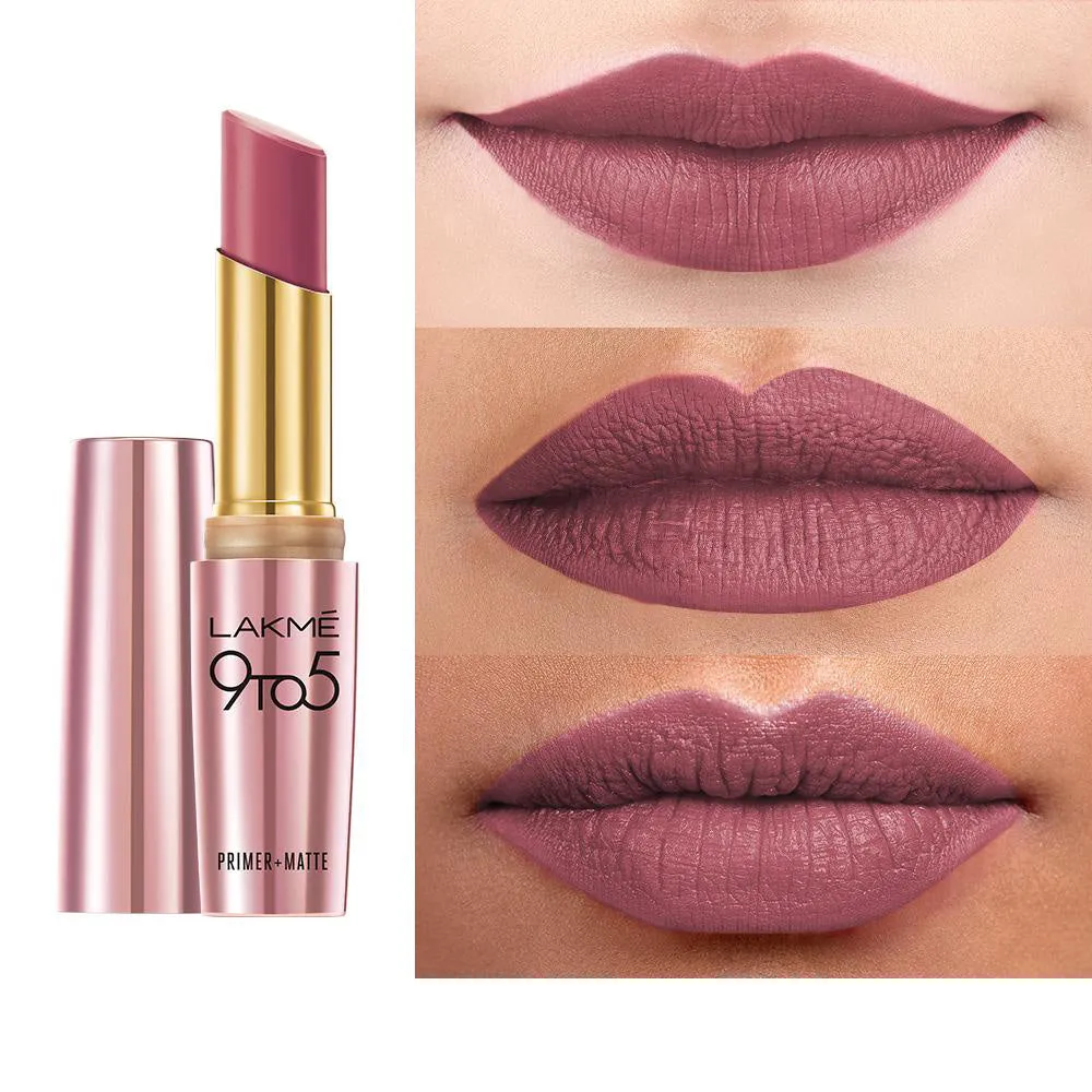 Lakmē 9to5 Powerplay Priming Matte Lipstick