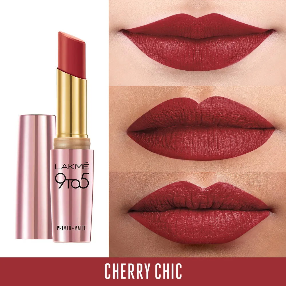 Lakmē 9to5 Powerplay Priming Matte Lipstick