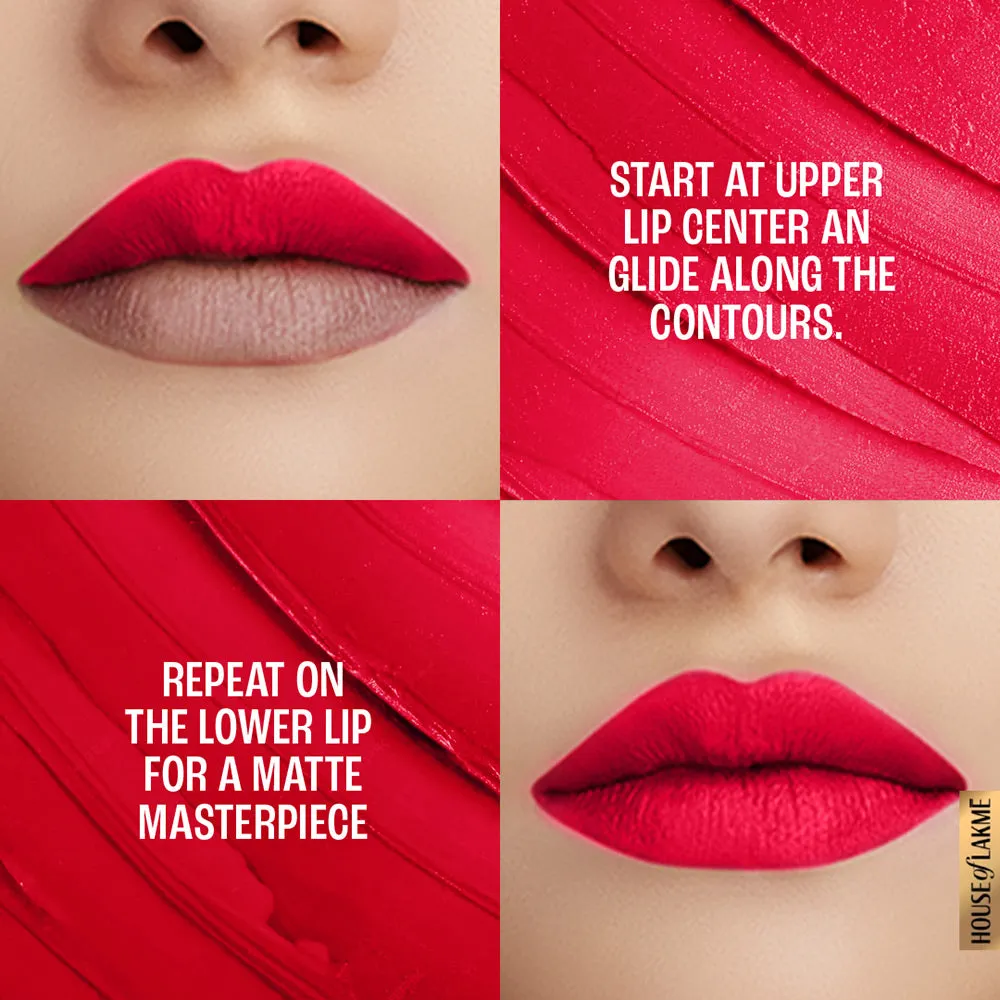 Lakmē 9to5 Powerplay Priming Matte Lipstick
