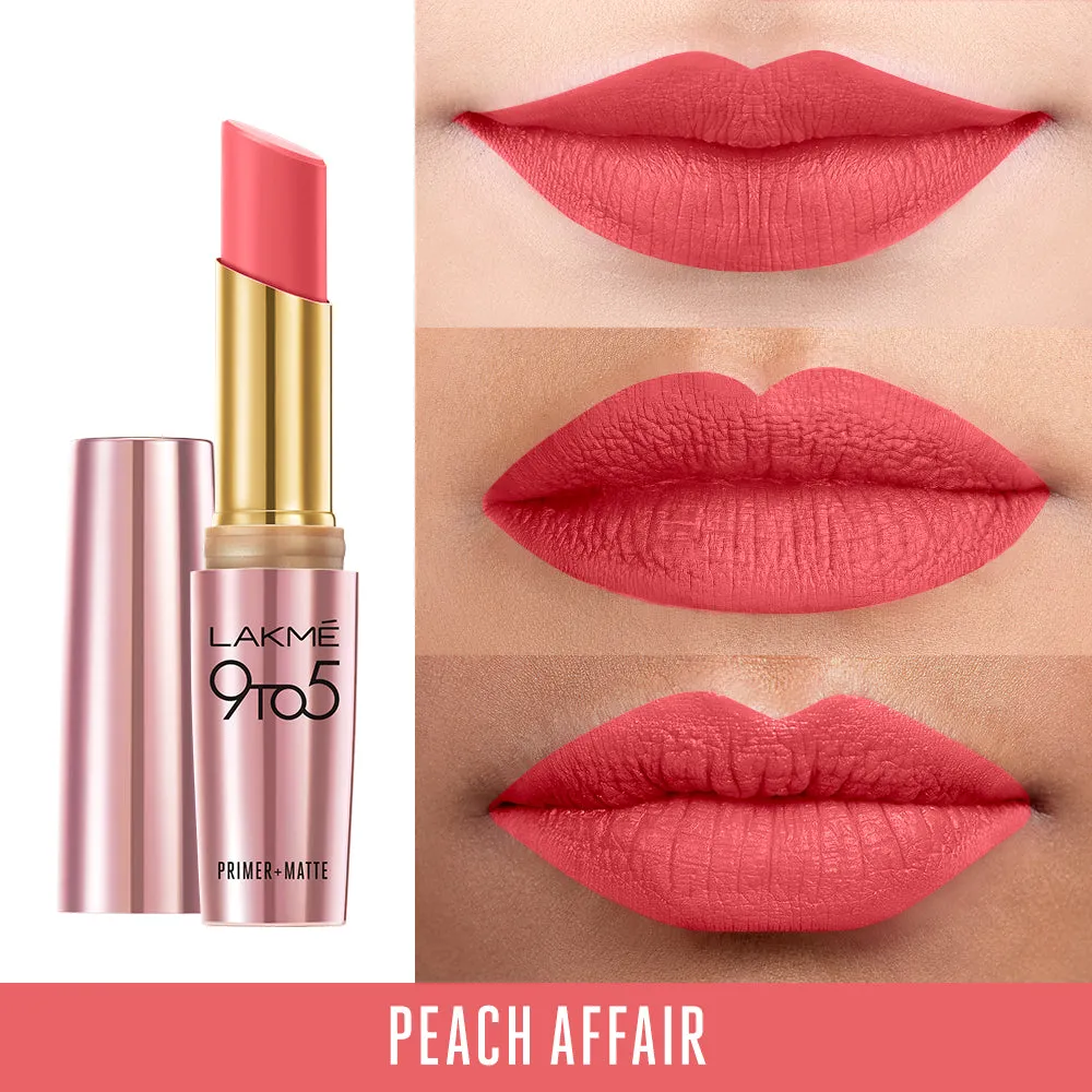 Lakmē 9to5 Powerplay Priming Matte Lipstick