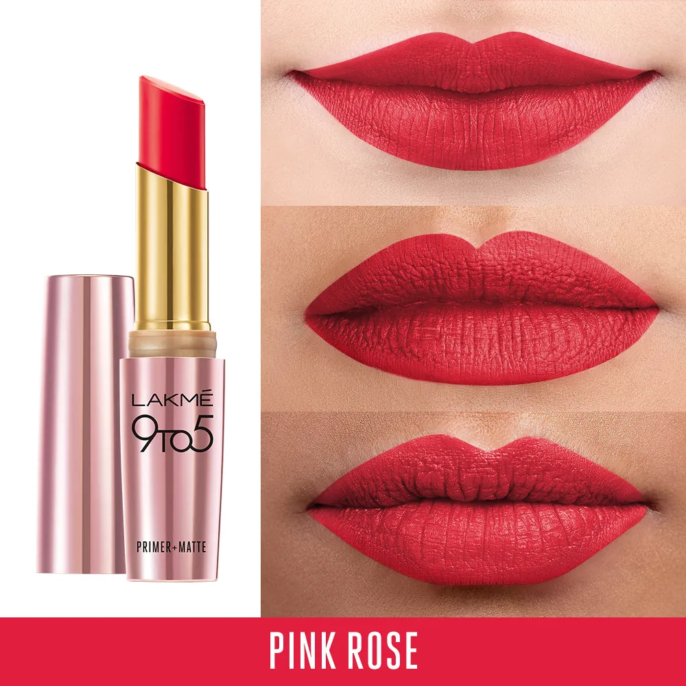 Lakmē 9to5 Powerplay Priming Matte Lipstick