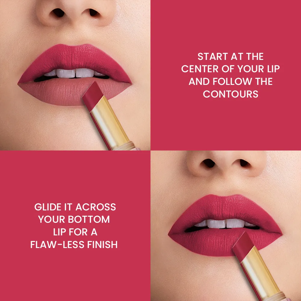 Lakmē 9to5 Powerplay Priming Matte Lipstick