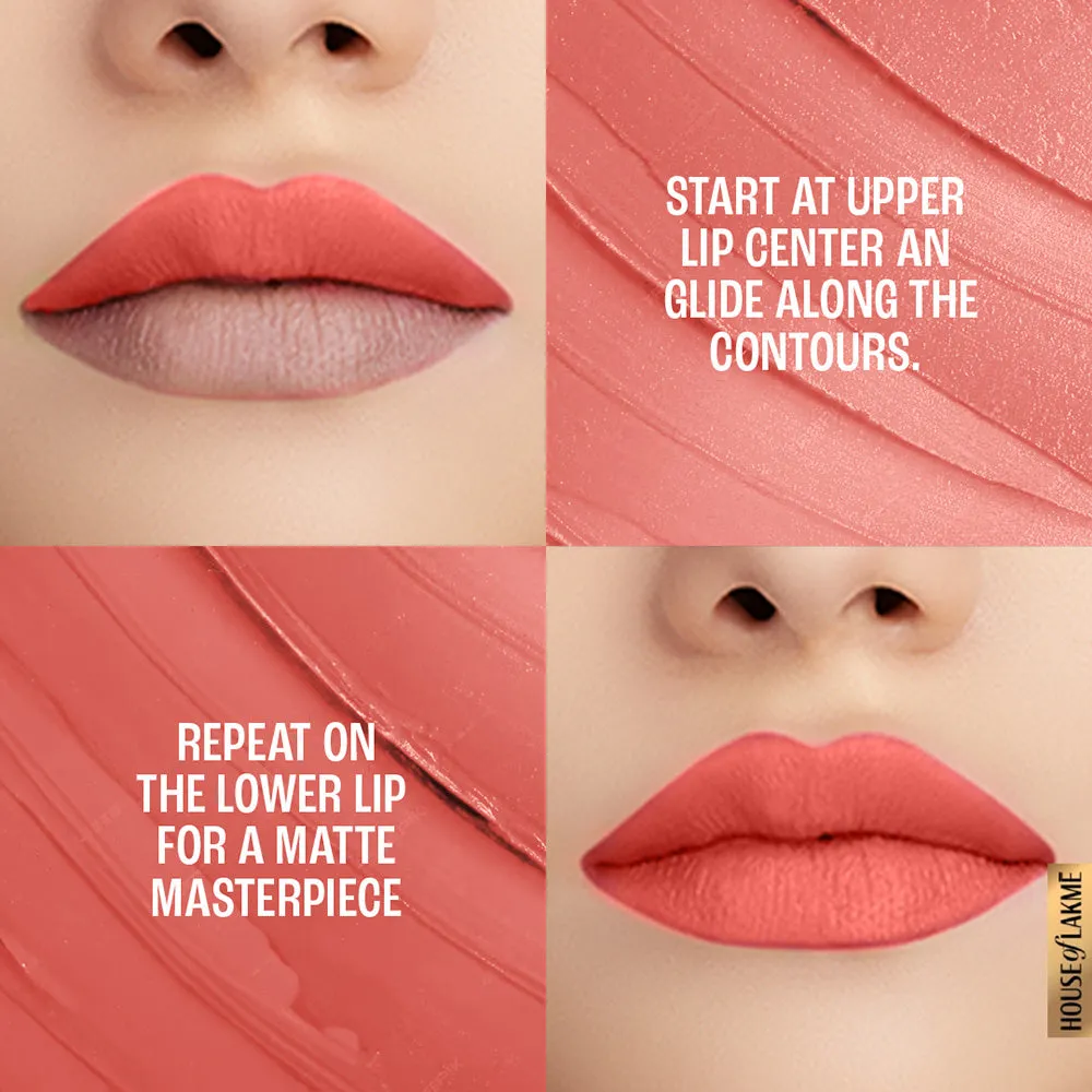 Lakmē 9to5 Powerplay Priming Matte Lipstick