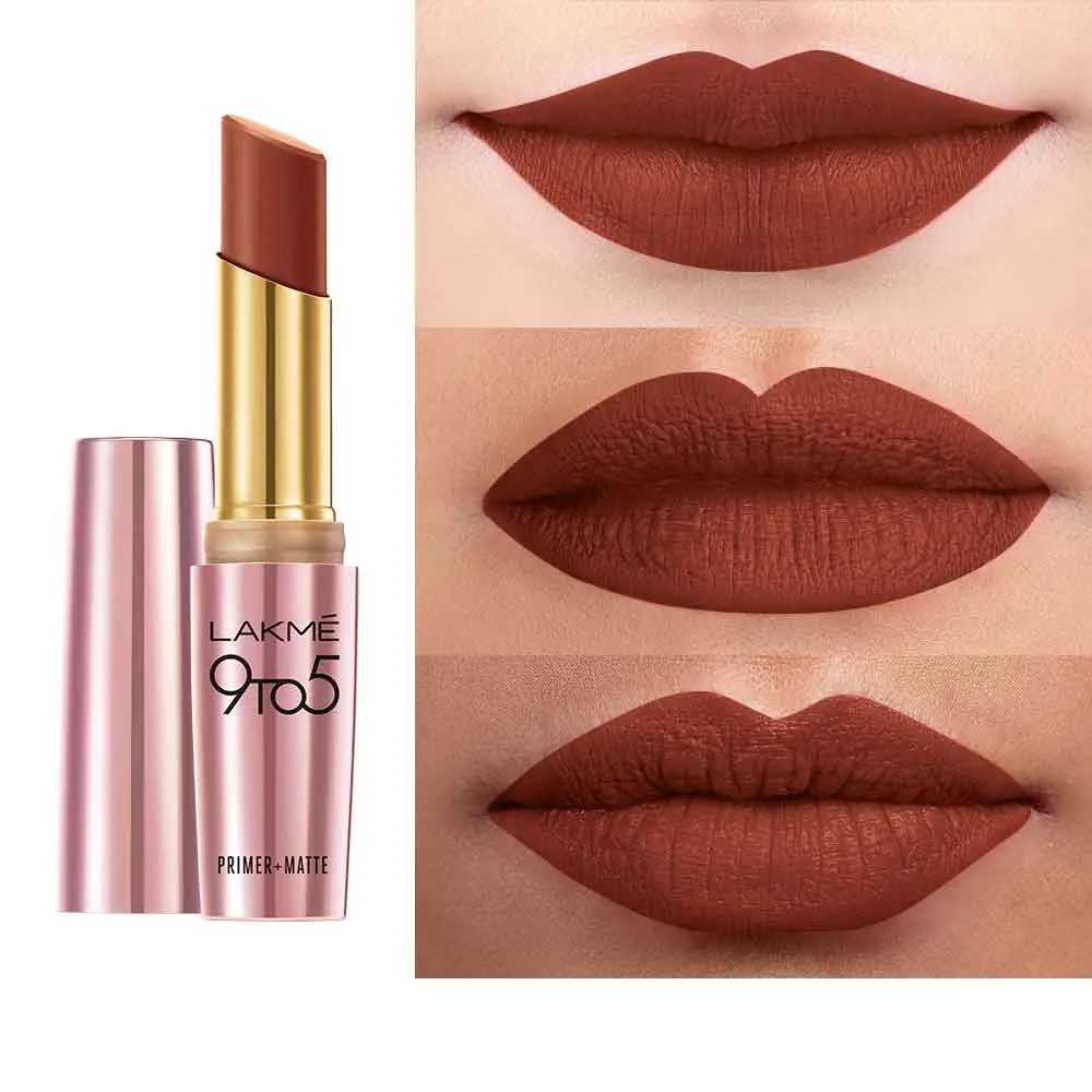 Lakmē 9to5 Powerplay Priming Matte Lipstick