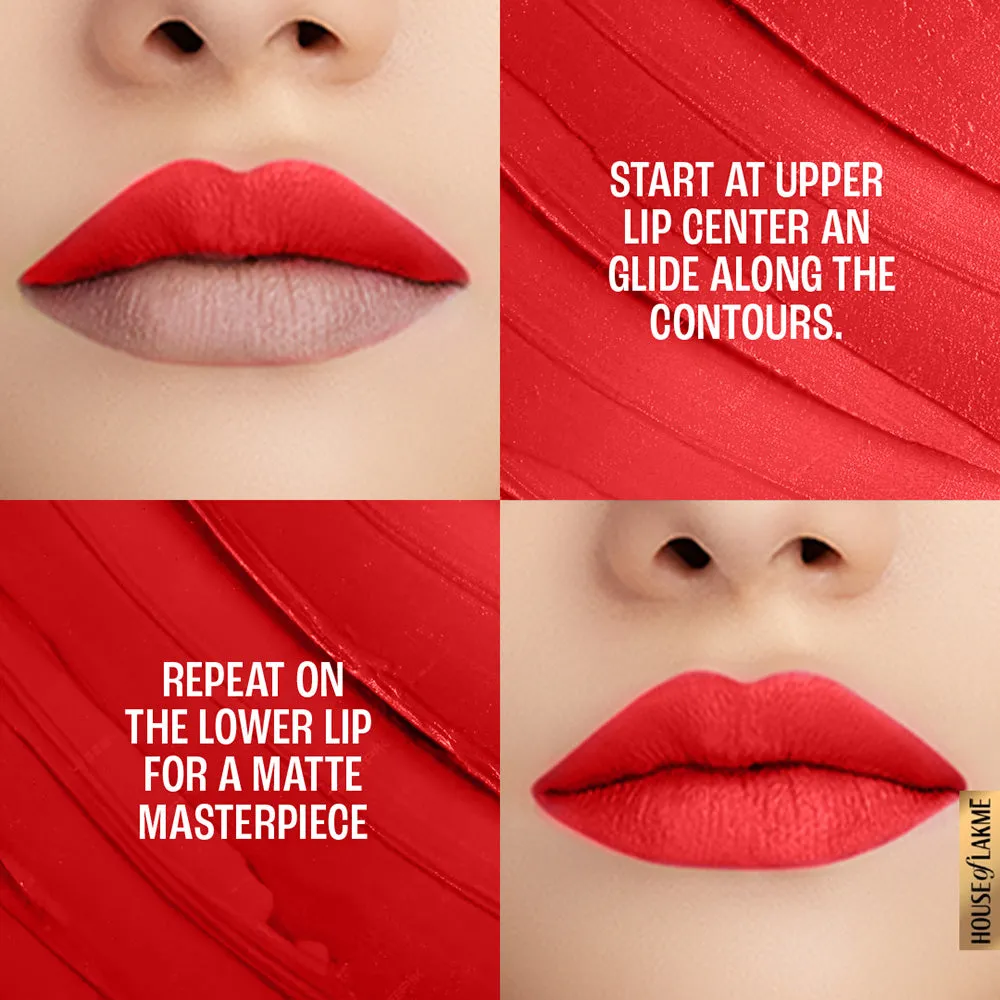 Lakmē 9to5 Powerplay Priming Matte Lipstick