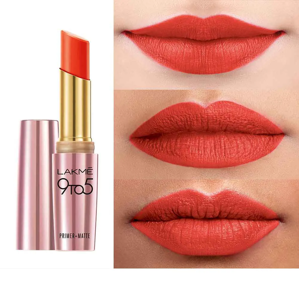 Lakmē 9to5 Powerplay Priming Matte Lipstick