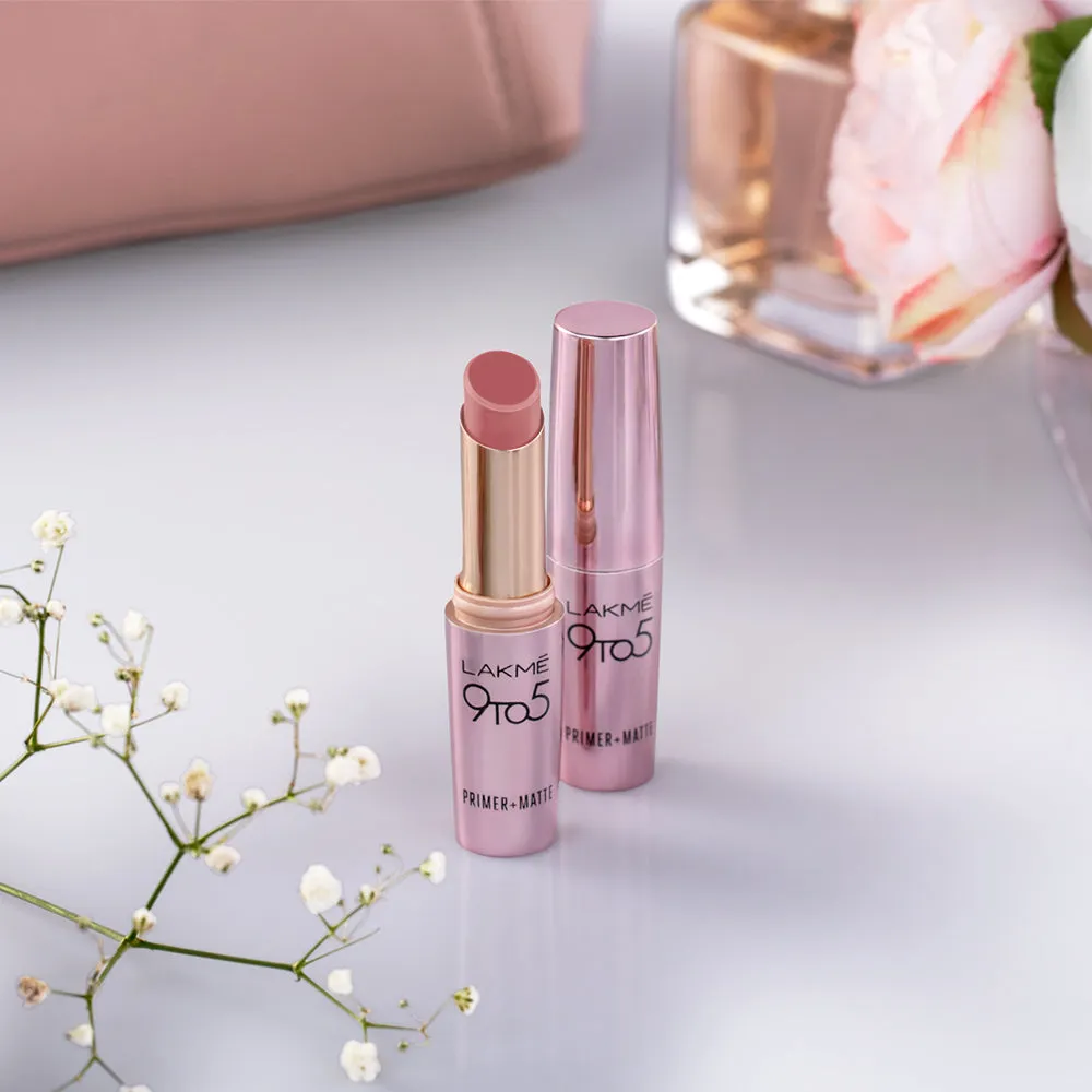 Lakmē 9to5 Powerplay Priming Matte Lipstick