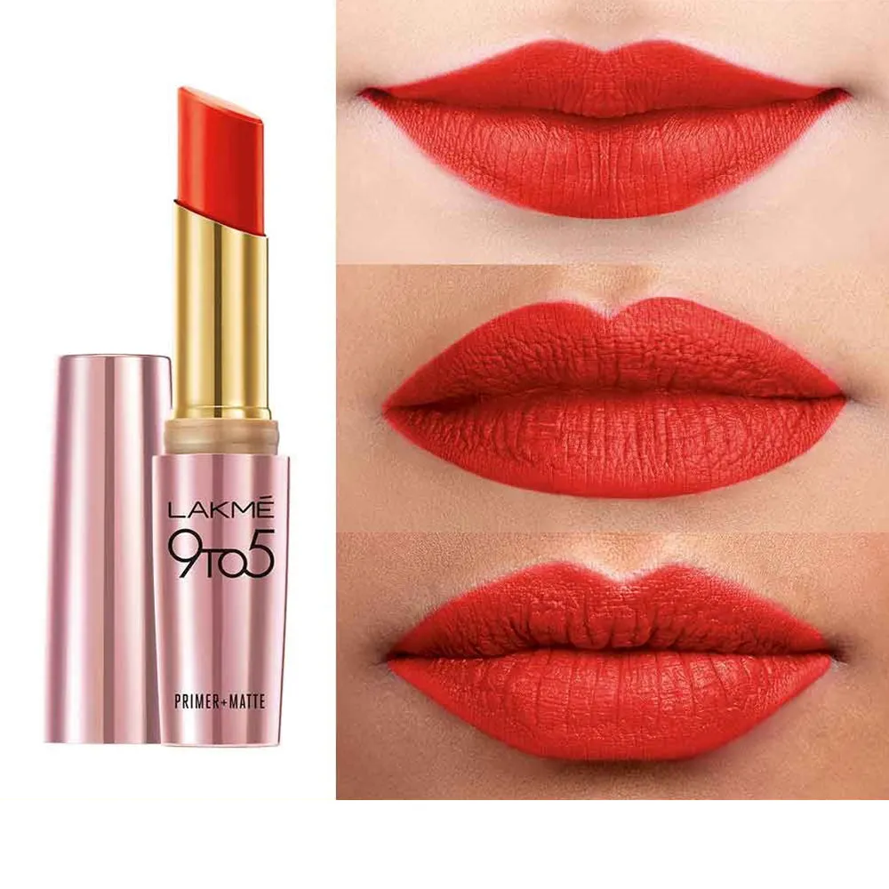Lakmē 9to5 Powerplay Priming Matte Lipstick