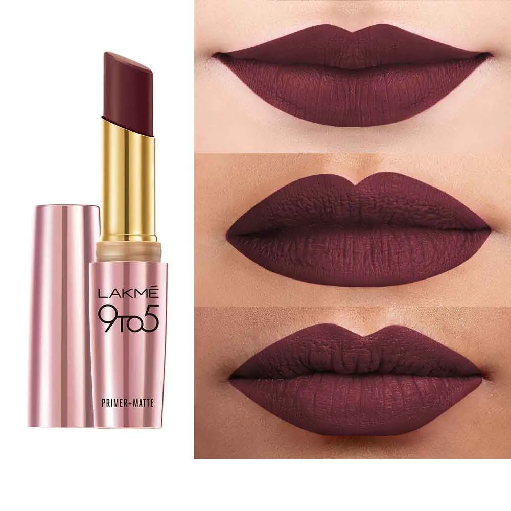 Lakmē 9to5 Powerplay Priming Matte Lipstick