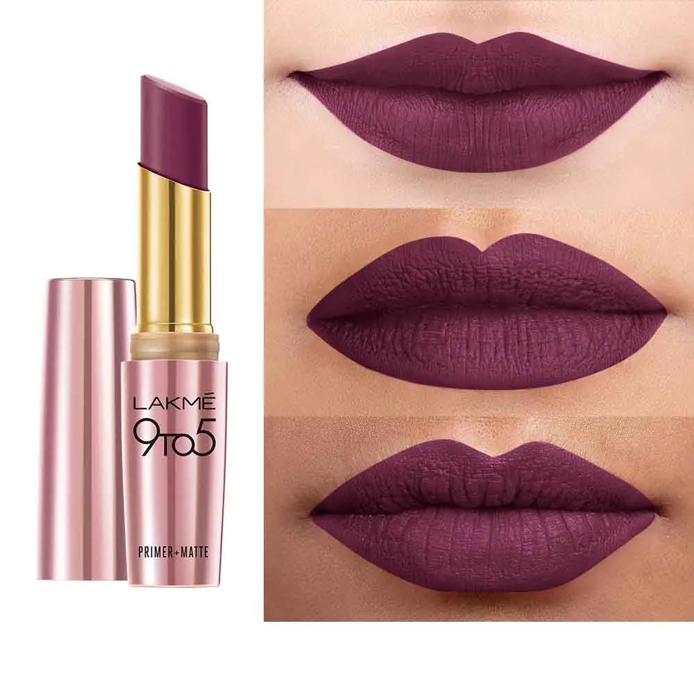 Lakmē 9to5 Powerplay Priming Matte Lipstick