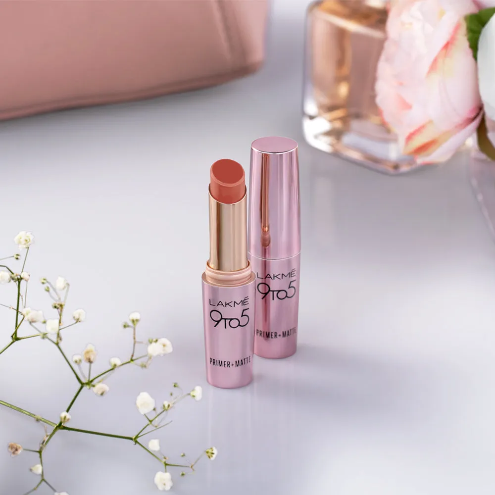 Lakmē 9to5 Powerplay Priming Matte Lipstick