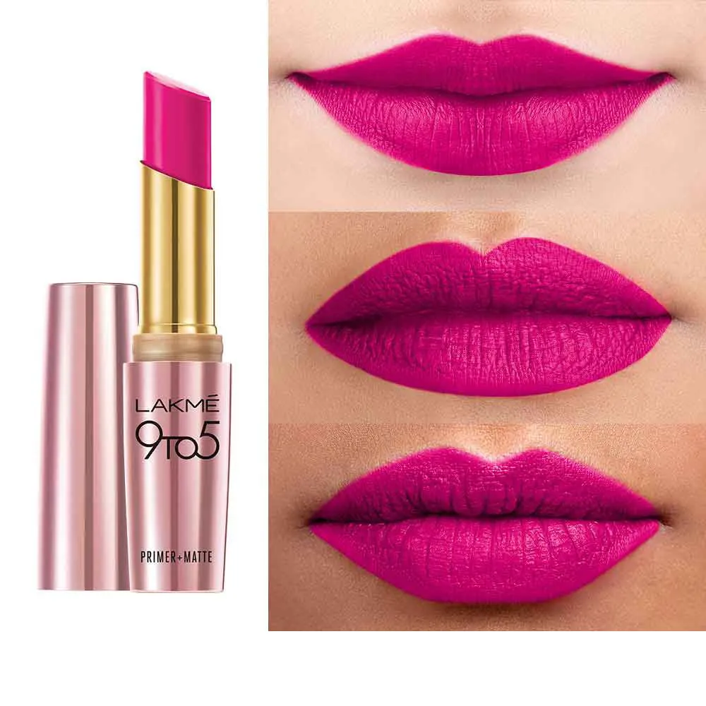 Lakmē 9to5 Powerplay Priming Matte Lipstick