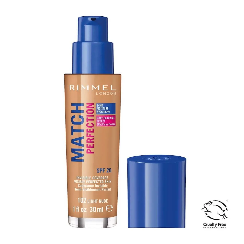 Match Perfection Foundation podkład dopasowujący się do cery 102 Light Nude SPF20 30ml
