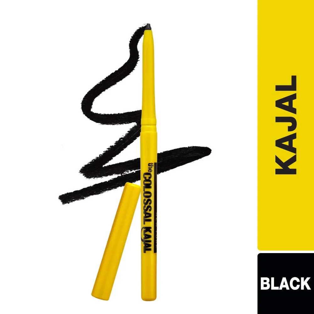 Maybelline New York Colossal Kajal, Black, Combo Pack of 3