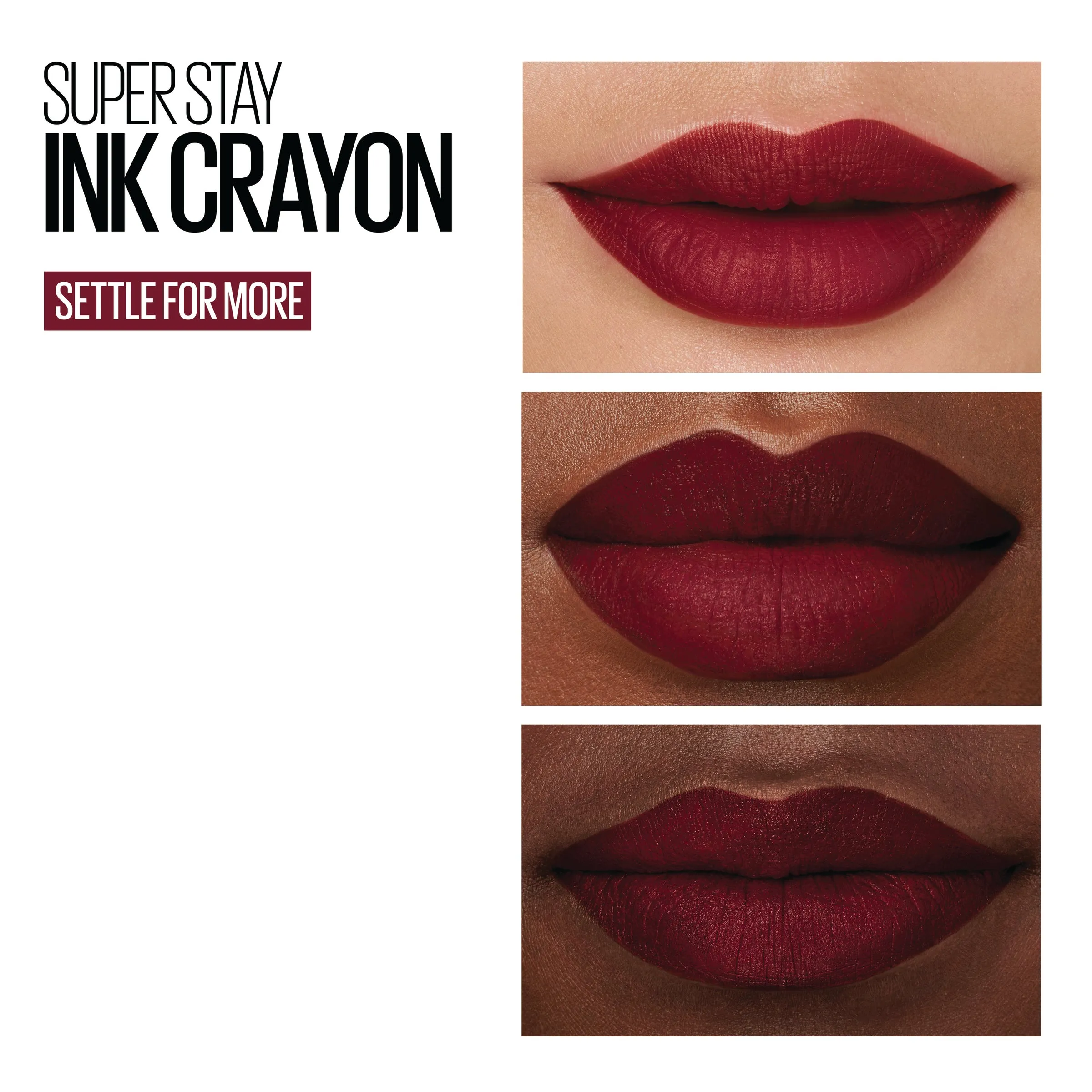 MAYBELLINE Superstay Matte Ink Crayon Lipstick - Settle For More