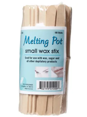 Melting Pot Small Waxing Sticks - 100 count